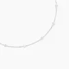 Histoire d'Or Collier Hope Argent Blanc New