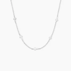 Histoire d'Or Collier Hope Argent Blanc New