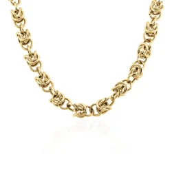 Histoire d'Or Collier Huda Acier Jaune Online