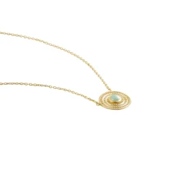 Histoire d'Or Collier Hugolin Plaqué Or Aventurine Discount