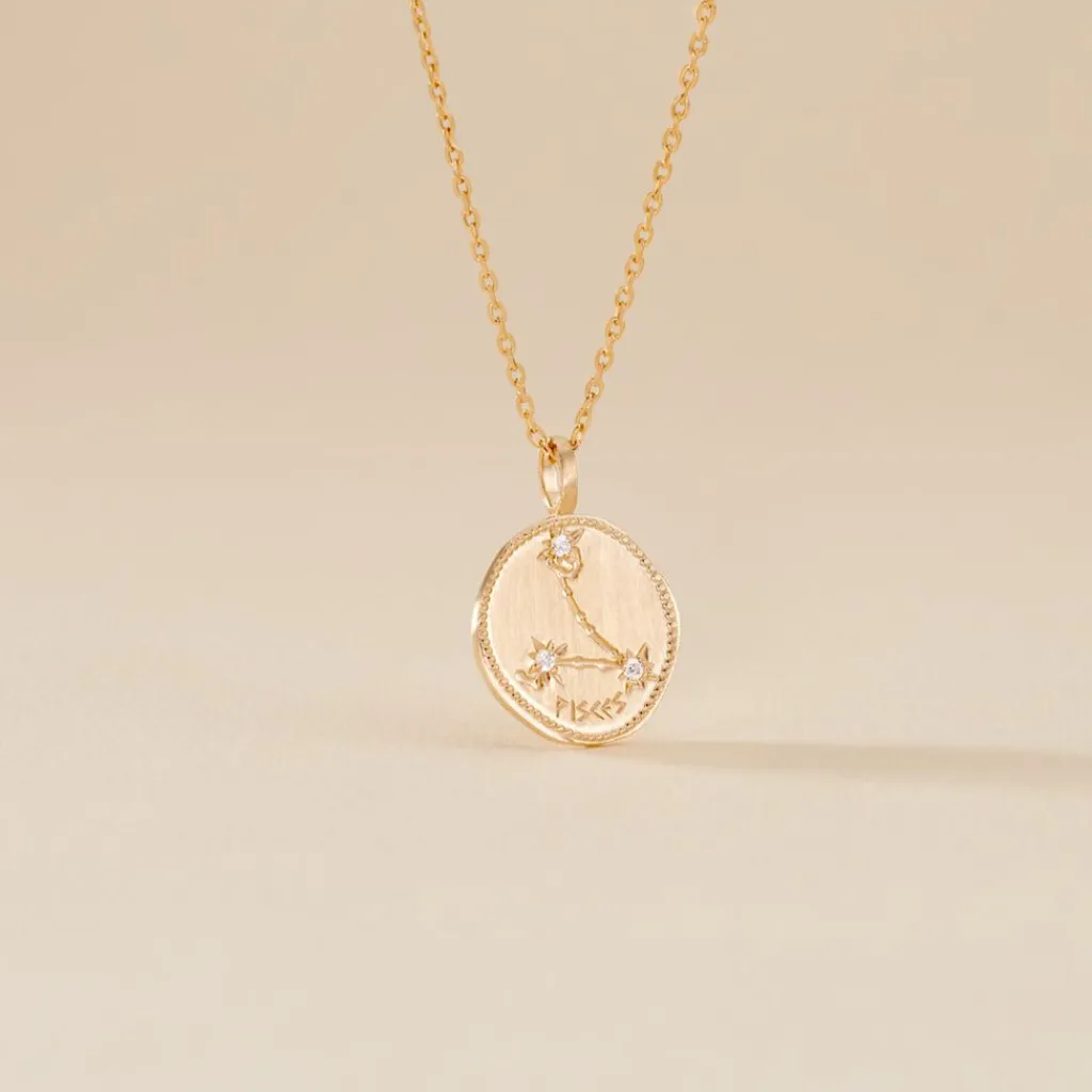 Histoire d'Or Collier Iago Plaqué Or Oxydes De Zirconium