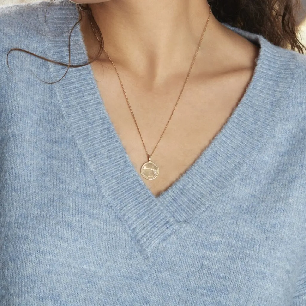 Histoire d'Or Collier Iago Plaqué Or Oxydes De Zirconium New