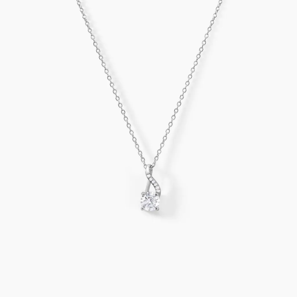 Histoire d'Or Collier Idylla Argent Blanc Oxyde De Zirconium