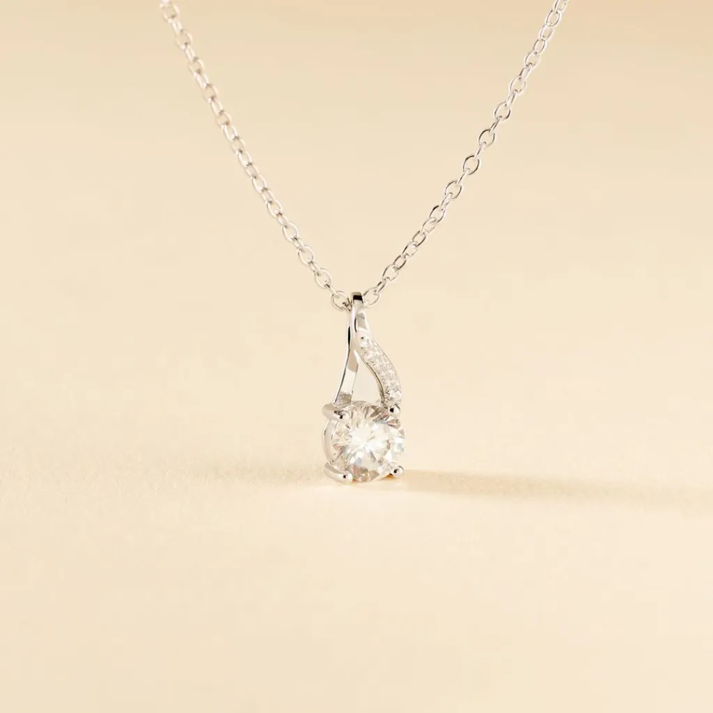 Histoire d'Or Collier Idylla Argent Blanc Oxyde De Zirconium