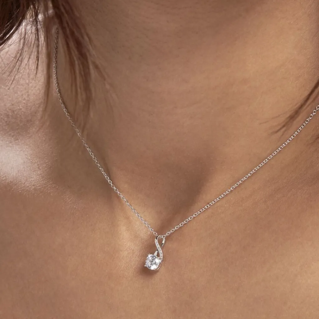 Histoire d'Or Collier Idylla Argent Blanc Oxyde De Zirconium