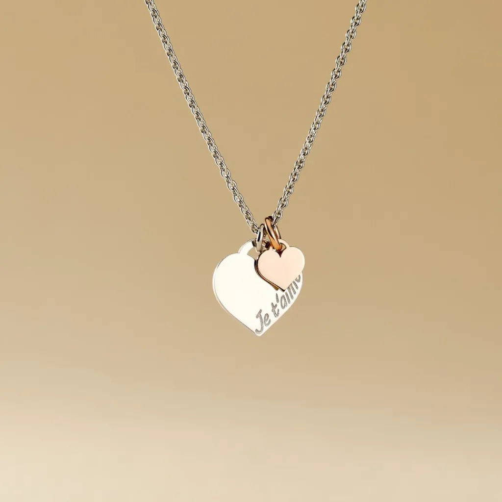 Histoire d'Or Collier Iella Argent Bicolore Sale