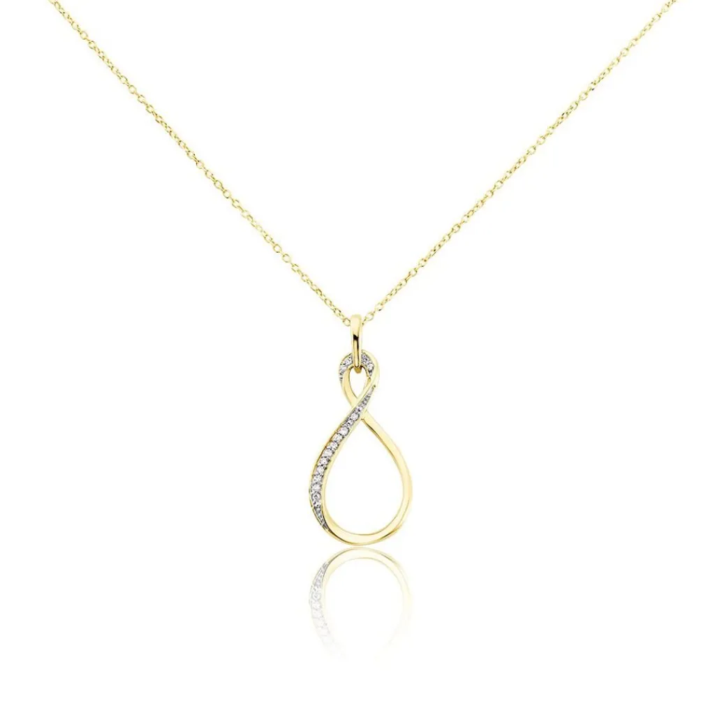 Histoire d'Or Collier Ilan Or Jaune Diamant Sale