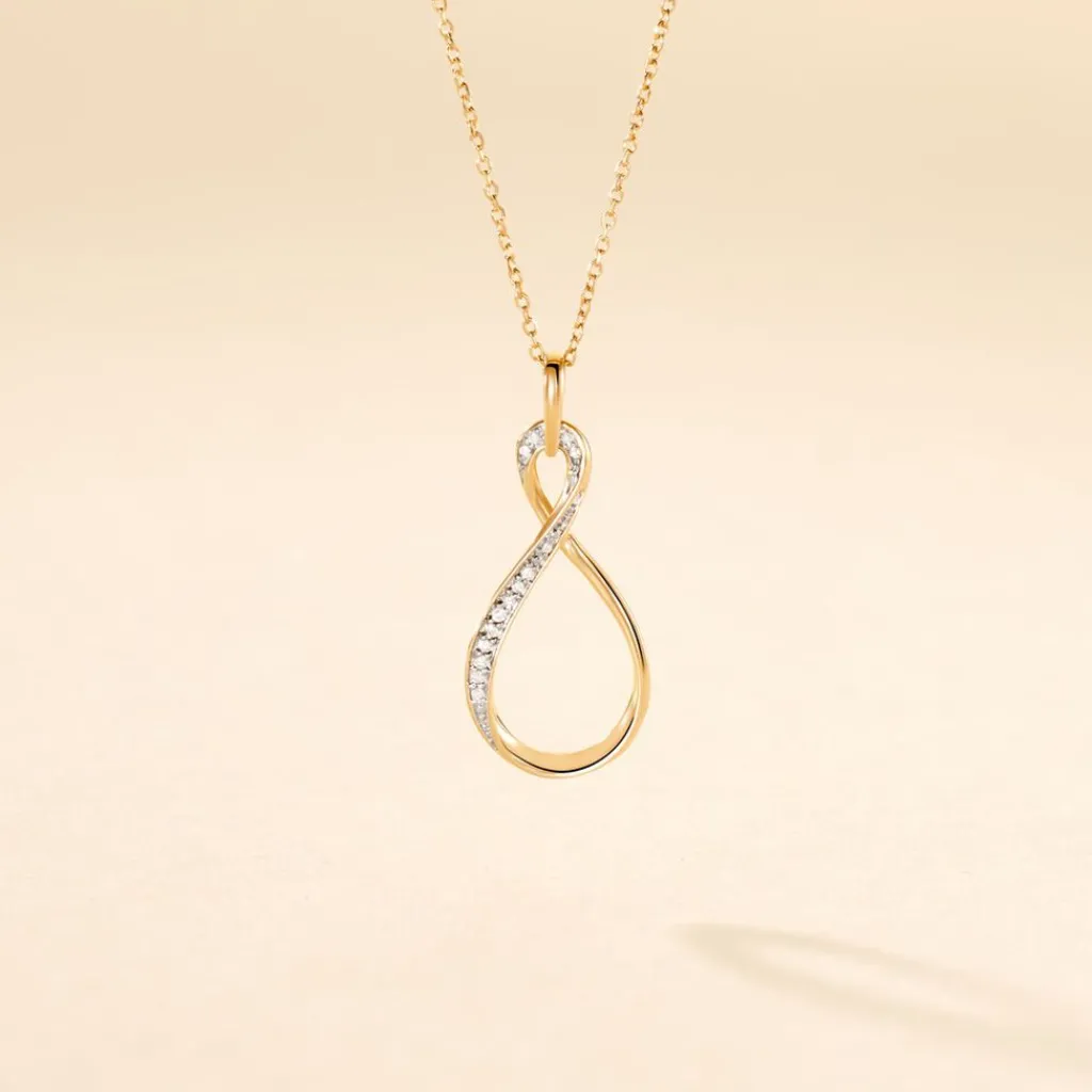 Histoire d'Or Collier Ilan Or Jaune Diamant Sale