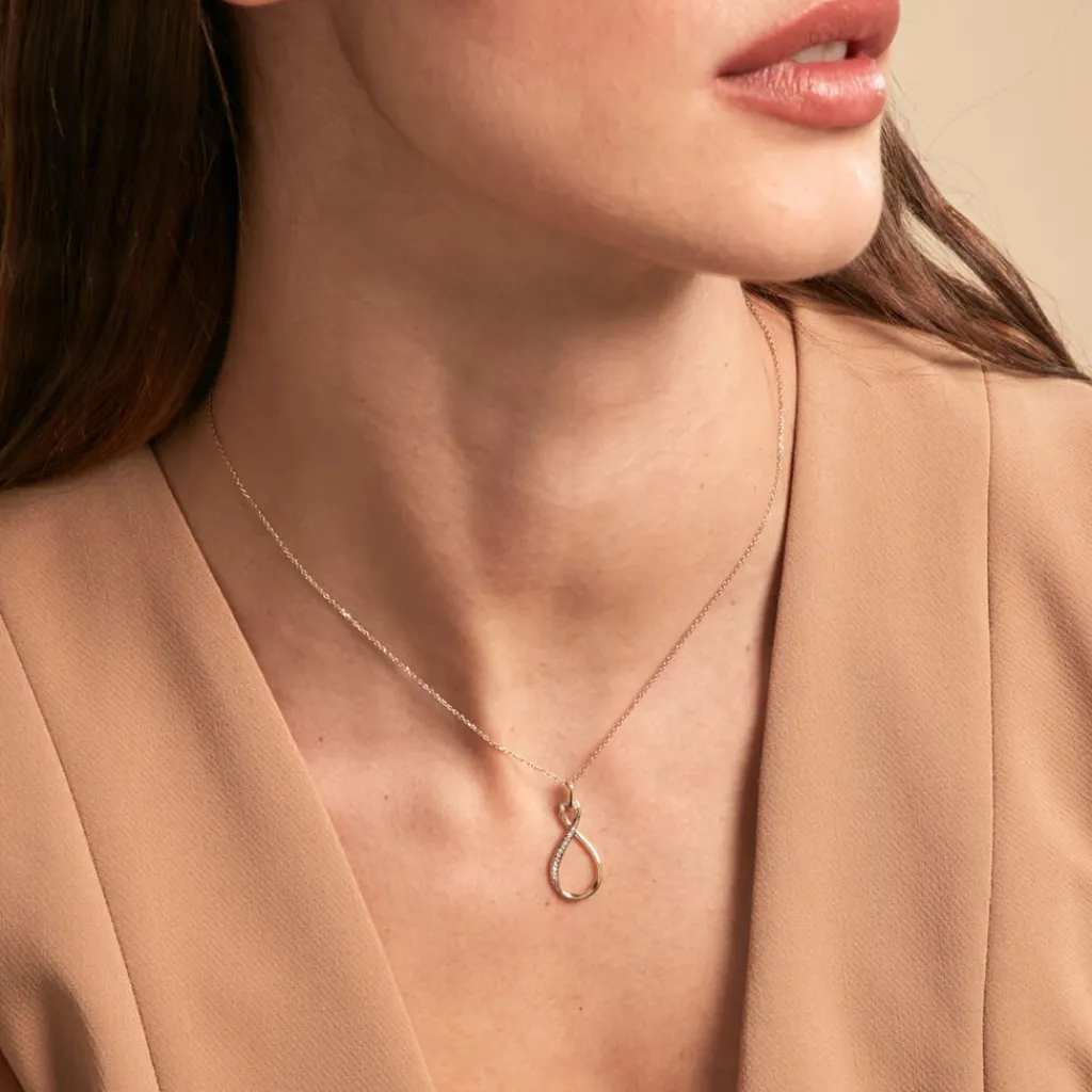 Histoire d'Or Collier Ilan Or Jaune Diamant Sale