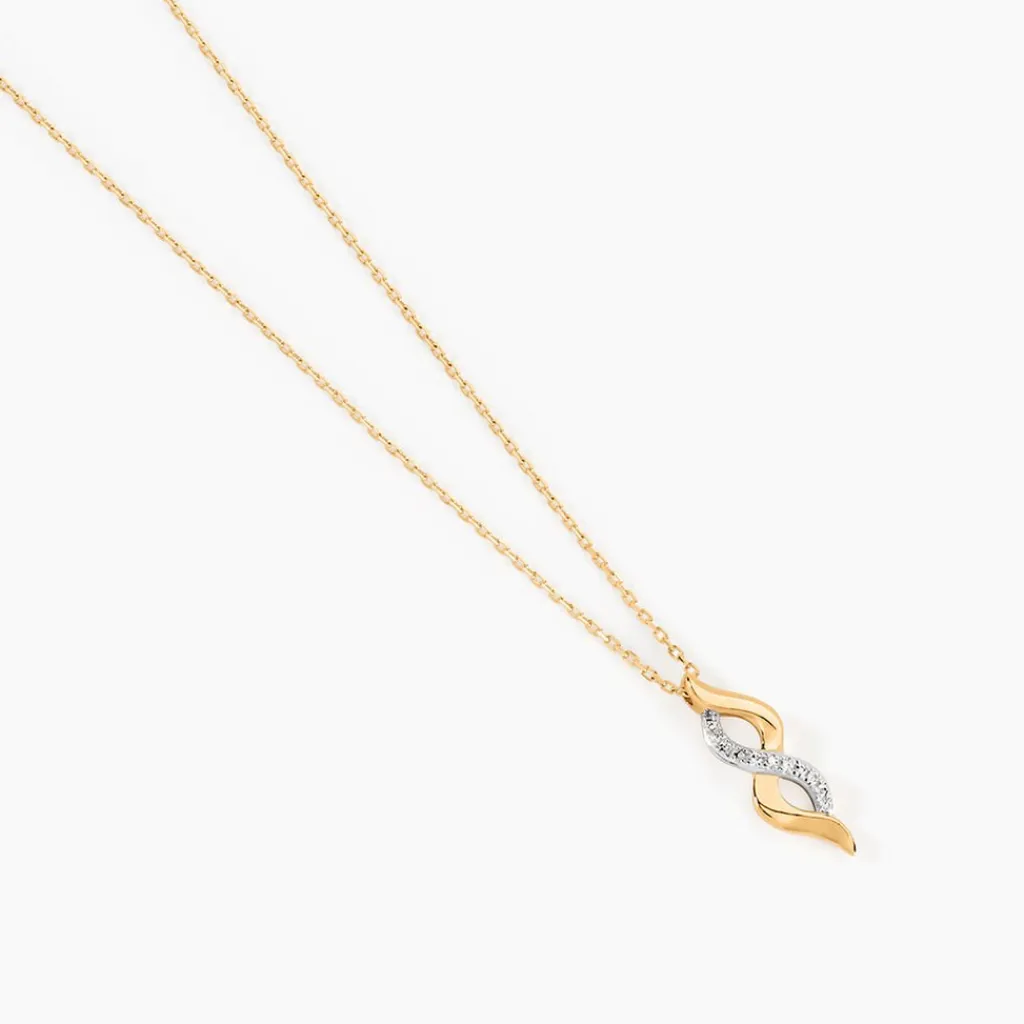 Histoire d'Or Collier Ilarione Or Jaune Diamant Outlet