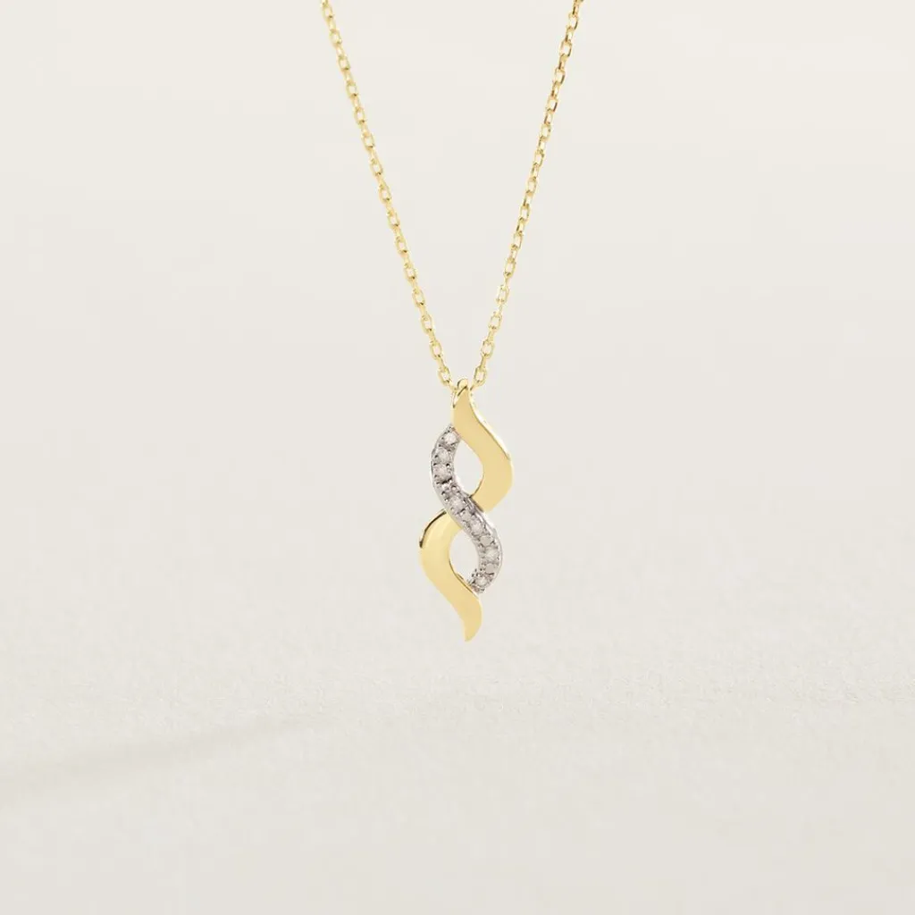 Histoire d'Or Collier Ilarione Or Jaune Diamant Outlet