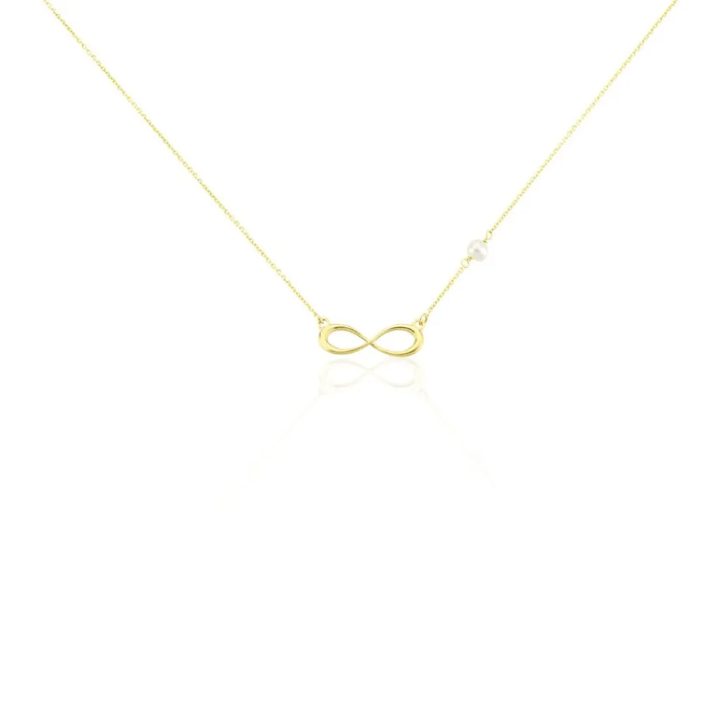 Histoire d'Or Collier Illenia Or Jaune Perle De Culture Online