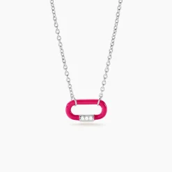 Histoire d'Or Collier Infini Pop Argent Blanc Oxyde De Zirconium Sale