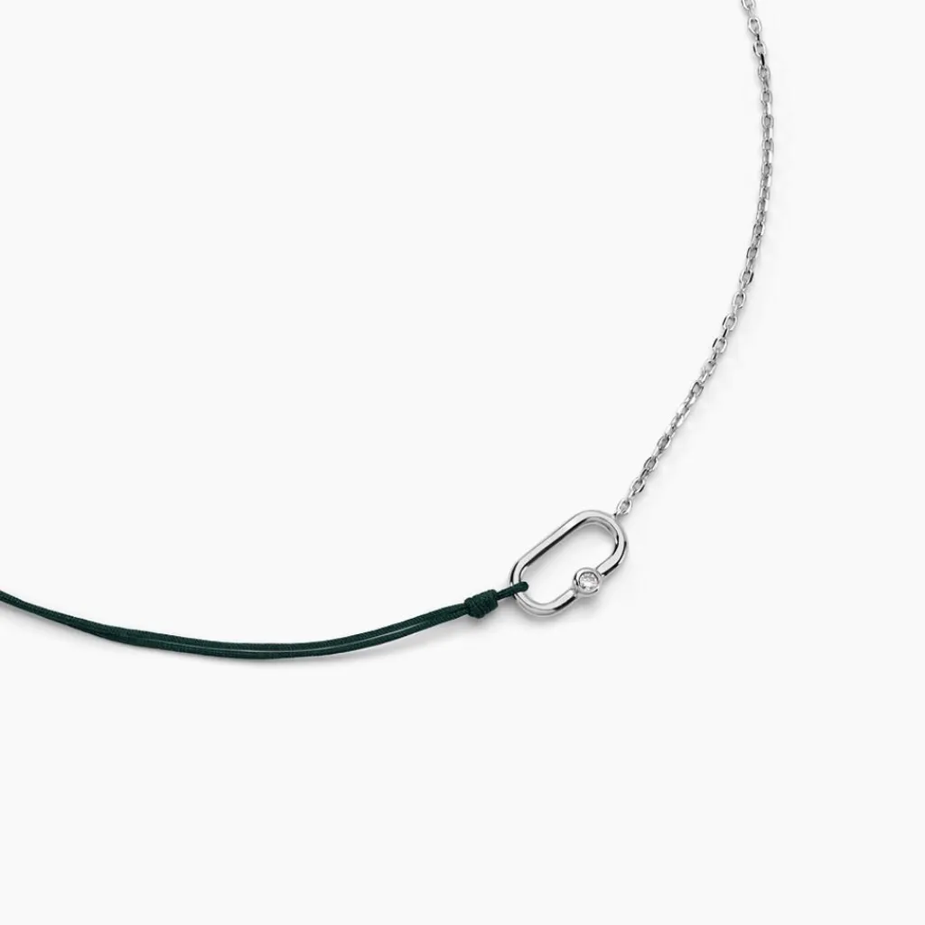 Histoire d'Or Collier Infini Pop De Zirconium argent blanc oxyde