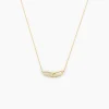 Histoire d'Or Collier Infinite Love Or Jaune Diamant