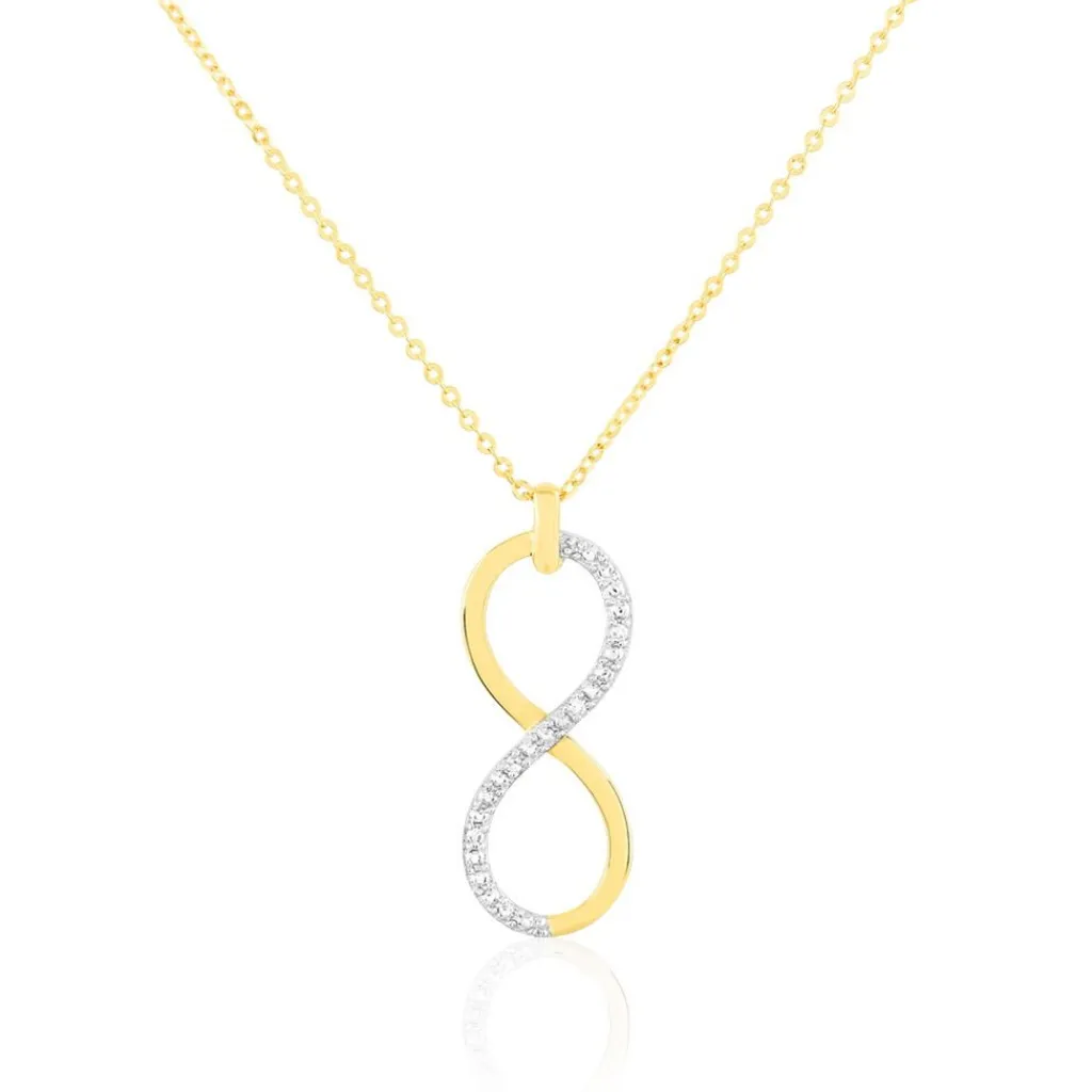 Histoire d'Or Collier Infino Or Jaune Diamant Outlet