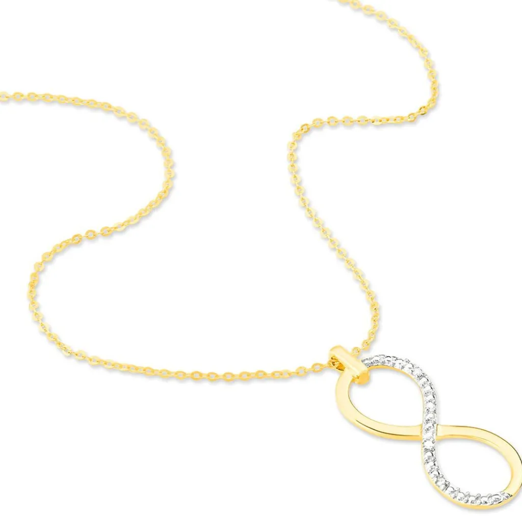 Histoire d'Or Collier Infino Or Jaune Diamant Outlet