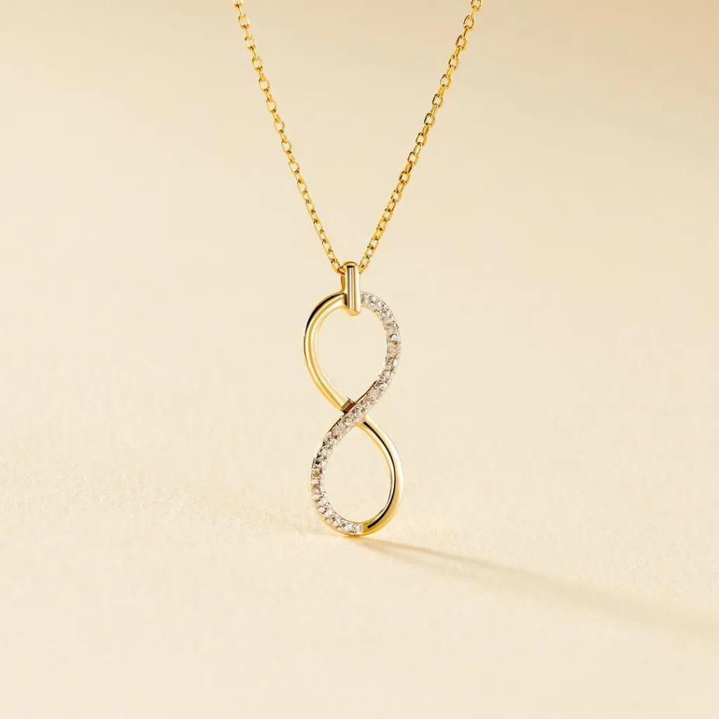 Histoire d'Or Collier Infino Or Jaune Diamant Outlet