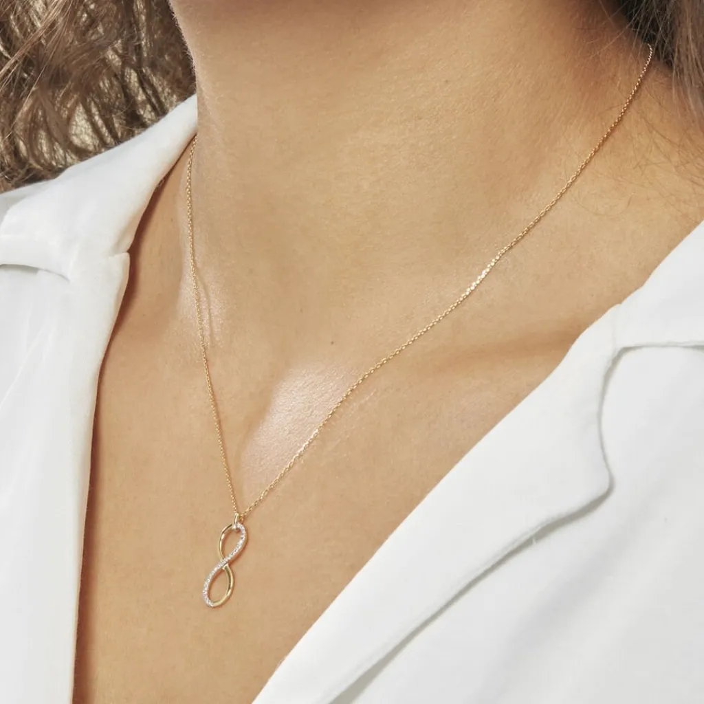 Histoire d'Or Collier Infino Or Jaune Diamant Outlet