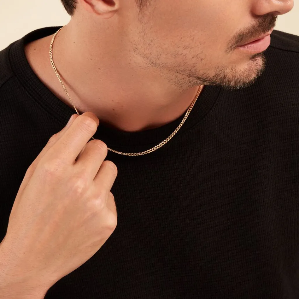 Histoire d'Or Collier Iris Or Jaune Maille Gourmette Sale