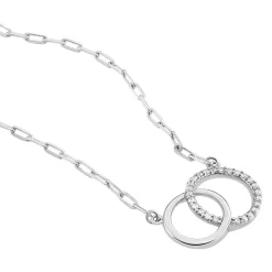 Histoire d'Or Collier Isabel Argent Blanc Oxyde De Zirconium Outlet