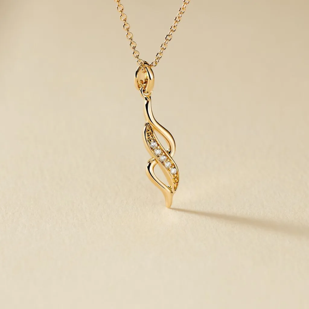 Histoire d'Or Collier Ishaae Plaqué Or Jaune Oxyde De Zirconium Best