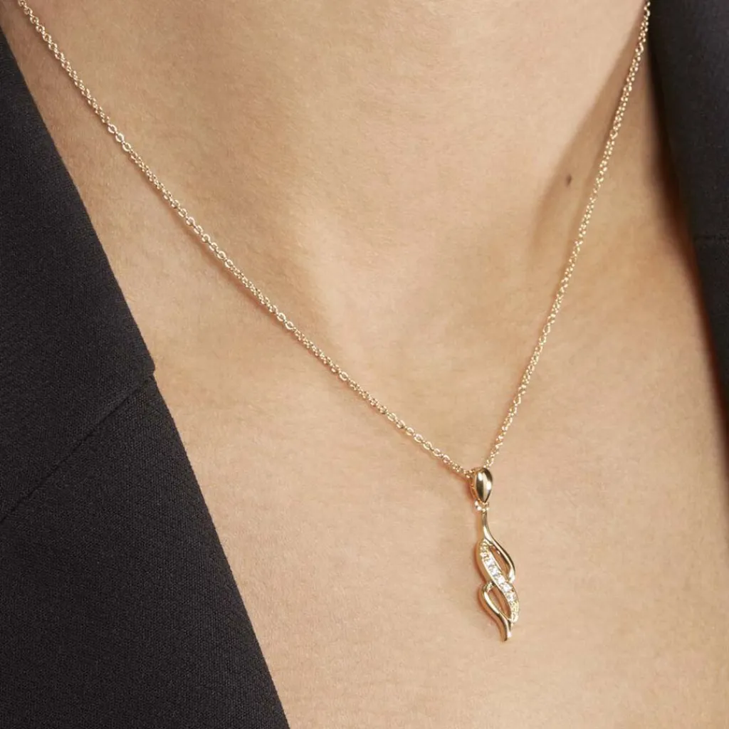 Histoire d'Or Collier Ishaae Plaqué Or Jaune Oxyde De Zirconium Best