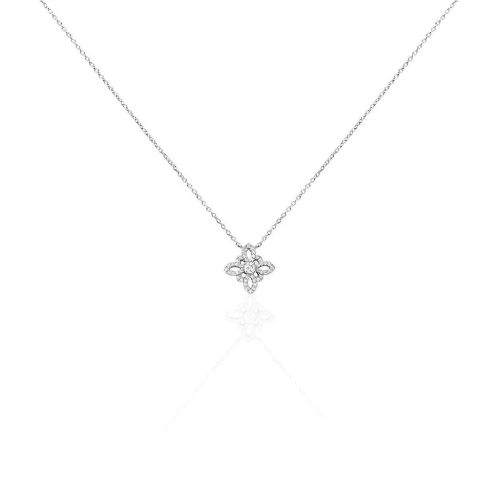 Histoire d'Or Collier Isia Argent Blanc Oxyde De Zirconium