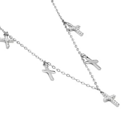 Histoire d'Or Collier Ivah Argent Blanc Oxyde De Zirconium Discount