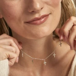 Histoire d'Or Collier Ivah Argent Blanc Oxyde De Zirconium Discount