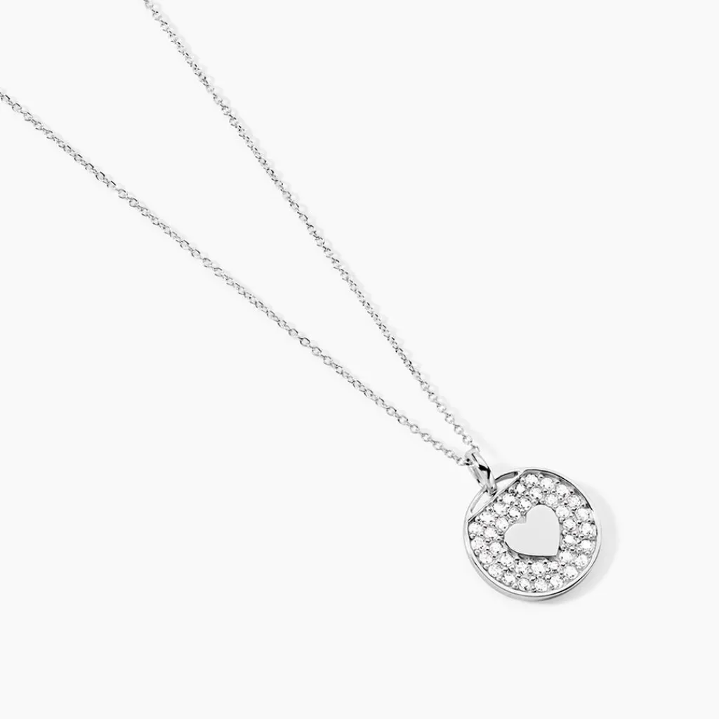 Histoire d'Or Collier Ivany Argent Blanc Oxyde De Zirconium Outlet