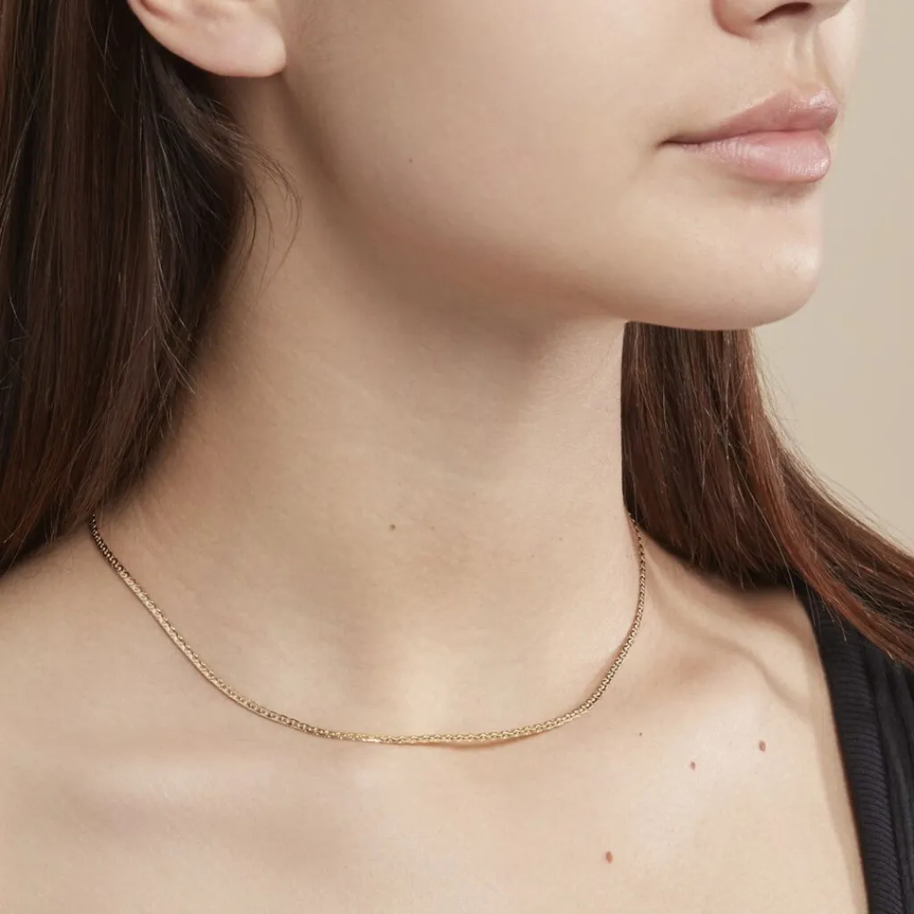 Histoire d'Or Collier Ivy Maille Haricot Or Jaune Hot