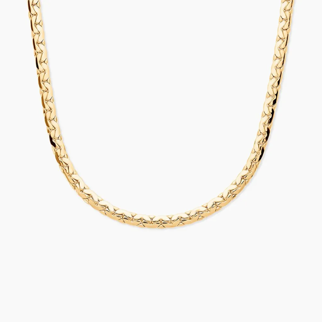 Histoire d'Or Collier Ivy Maille Haricot or jaune Clearance