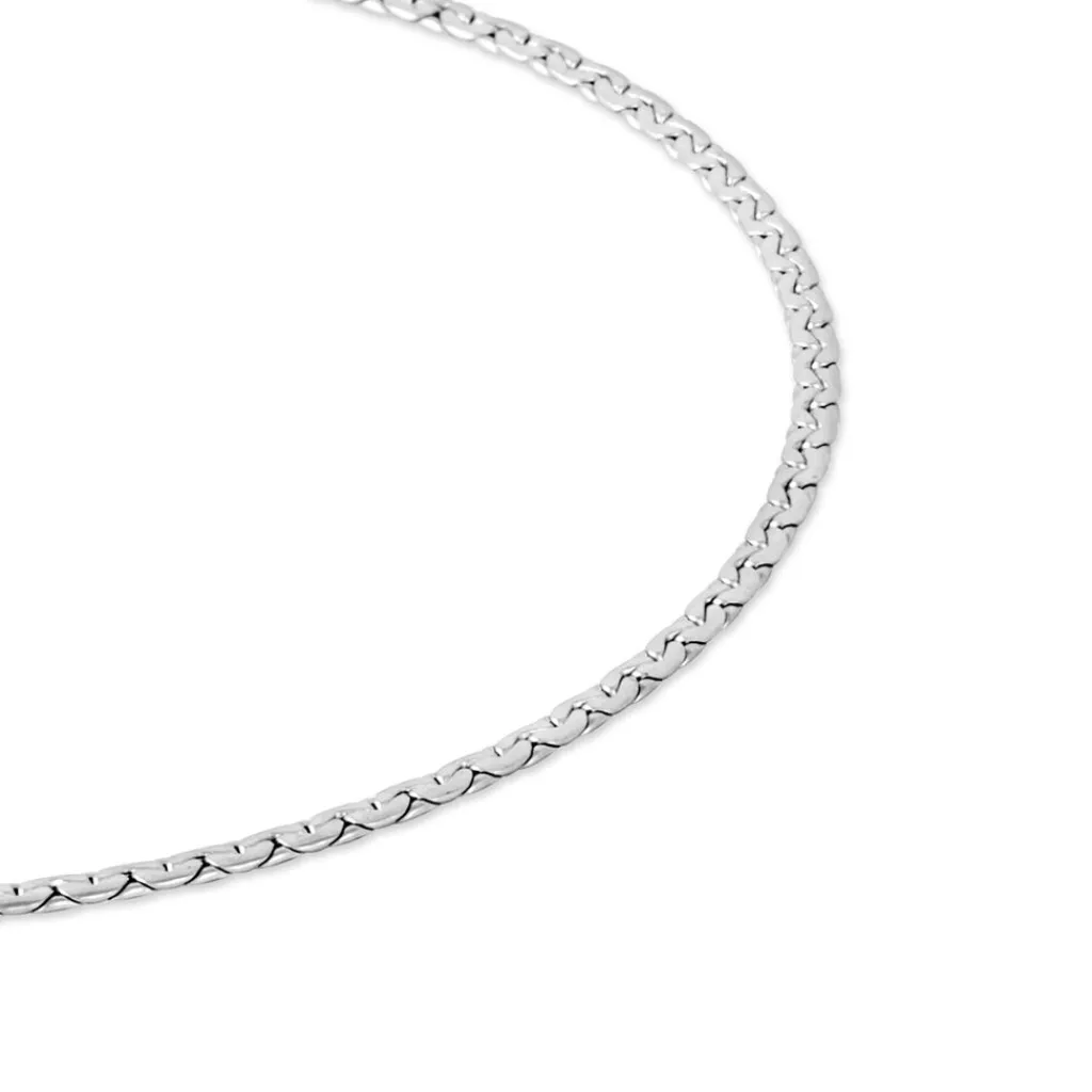Histoire d'Or Collier Ivy Maille Haricot Or Blanc Outlet