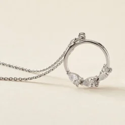 Histoire d'Or Collier Izamal Argent Blanc Oxyde De Zirconium