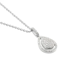 Histoire d'Or Collier Izia Or Blanc Diamant Clearance