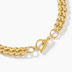 Histoire d'Or Collier Jackie Acier Jaune Sale
