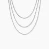 Histoire d'Or Collier Janelle Argent Blanc Hot