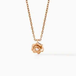 Histoire d'Or Collier Jannea Argent Rose Oxyde De Zirconium Discount