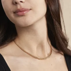 Histoire d'Or Collier Jany Danilo Maille Palmier or jaune Clearance