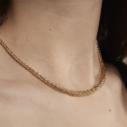 Histoire d'Or Collier Jany Danilo Maille Palmier or jaune Clearance