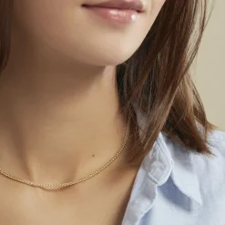 Histoire d'Or Collier Jany Maille Palmier Or Jaune