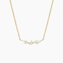 Histoire d'Or Collier Jardins D'hiver Plaqué Or Jaune Oxyde De Zirconium Sale