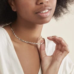 Histoire d'Or Collier Jasmin Tresse Or Tricolore Hot