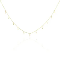 Histoire d'Or Collier Jazmin Or Jaune Perle De Culture Hot