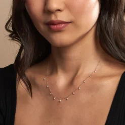 Histoire d'Or Collier Jazmin Or Jaune Perle De Culture Hot