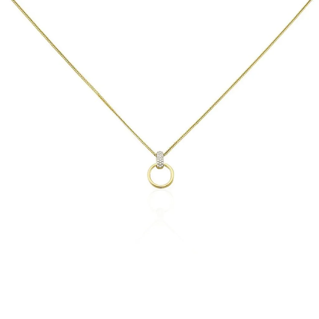 Histoire d'Or Collier Jazmine Jaune Diamant Blanc Discount