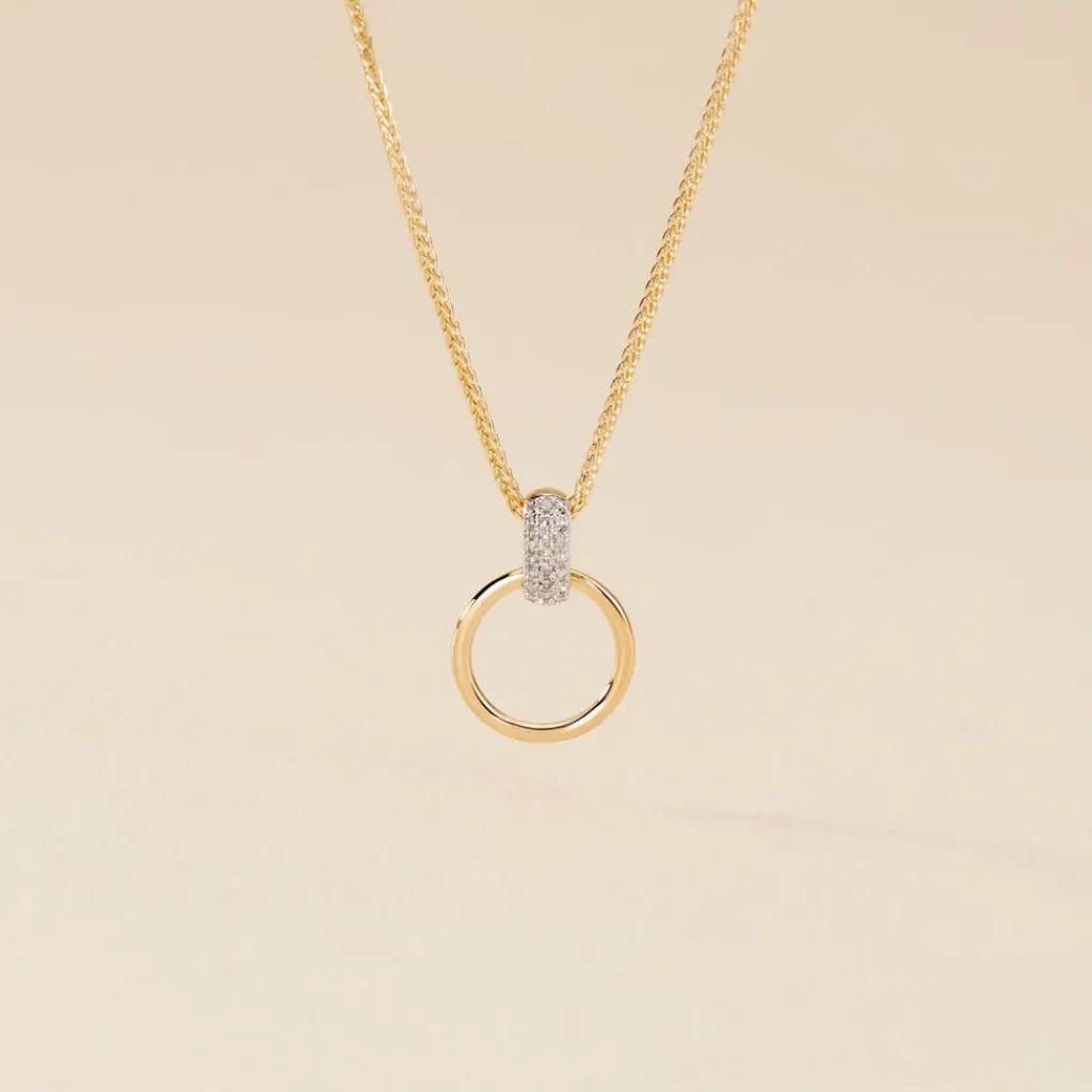 Histoire d'Or Collier Jazmine Jaune Diamant Blanc Discount