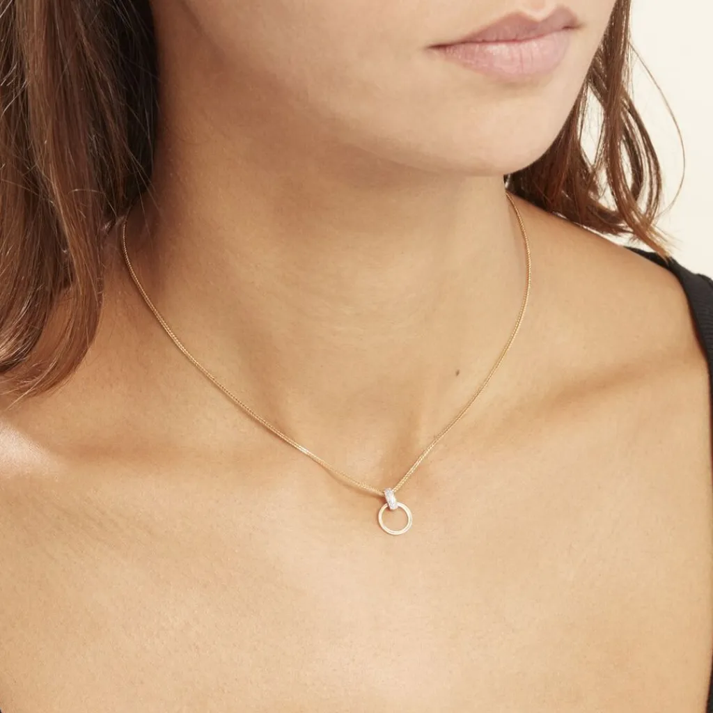 Histoire d'Or Collier Jazmine Jaune Diamant Blanc Discount