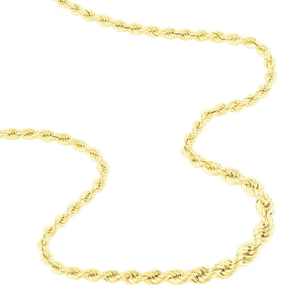 Histoire d'Or Collier Jerry Danilo Maille Corde Or Jaune